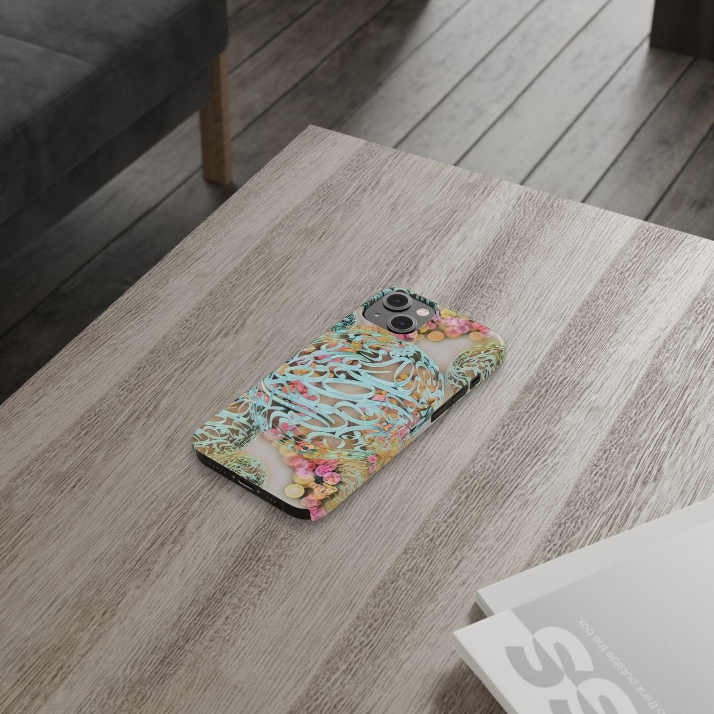 Copy of Copy of Copy of ' Modern Art  Slim Phone Case -LOVE I-