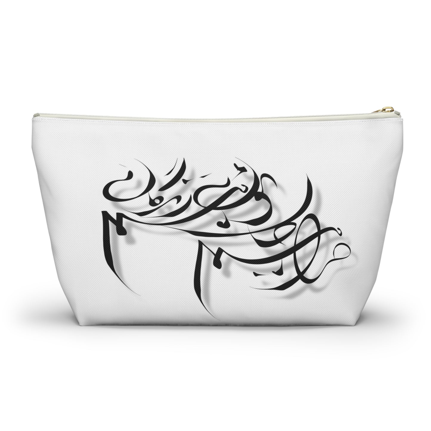 Modern calligraphy Accessory Pouch w T-bottom