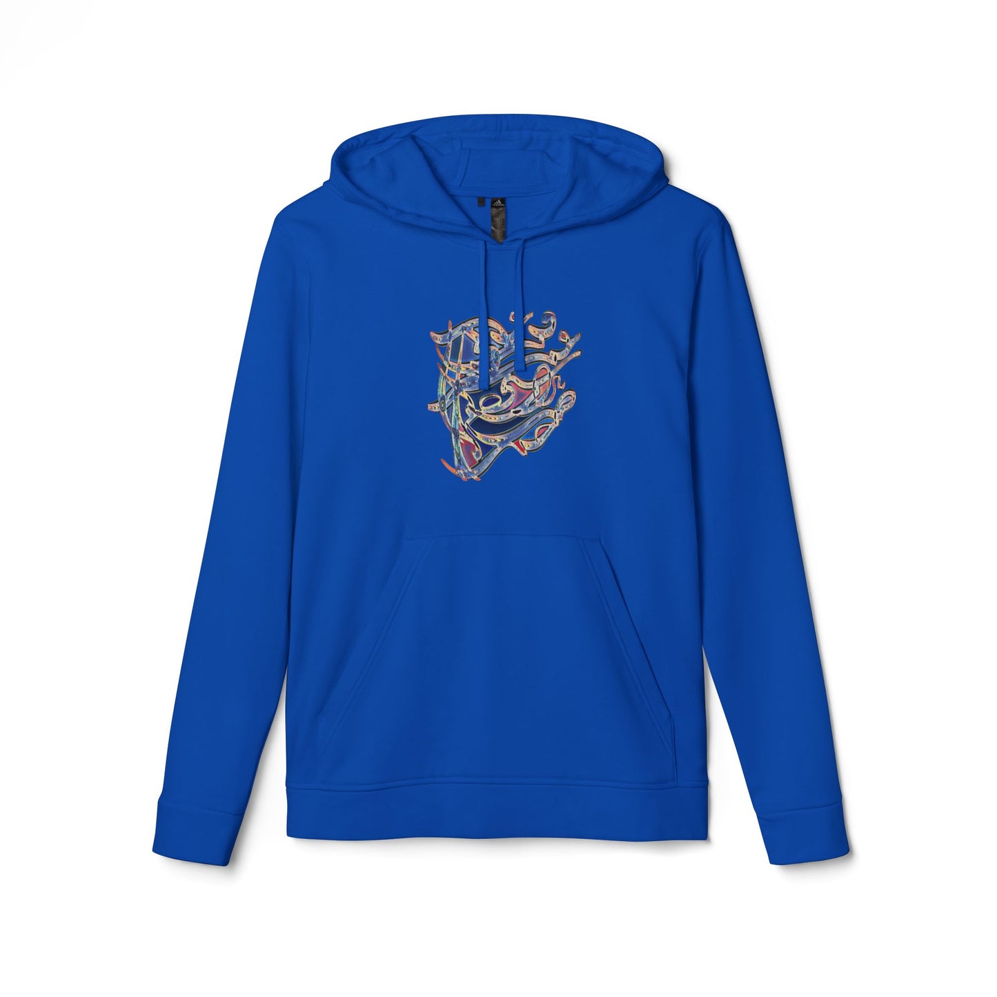 Copy of Fleece Hoodie with Modern Calligraphy Adidas Design