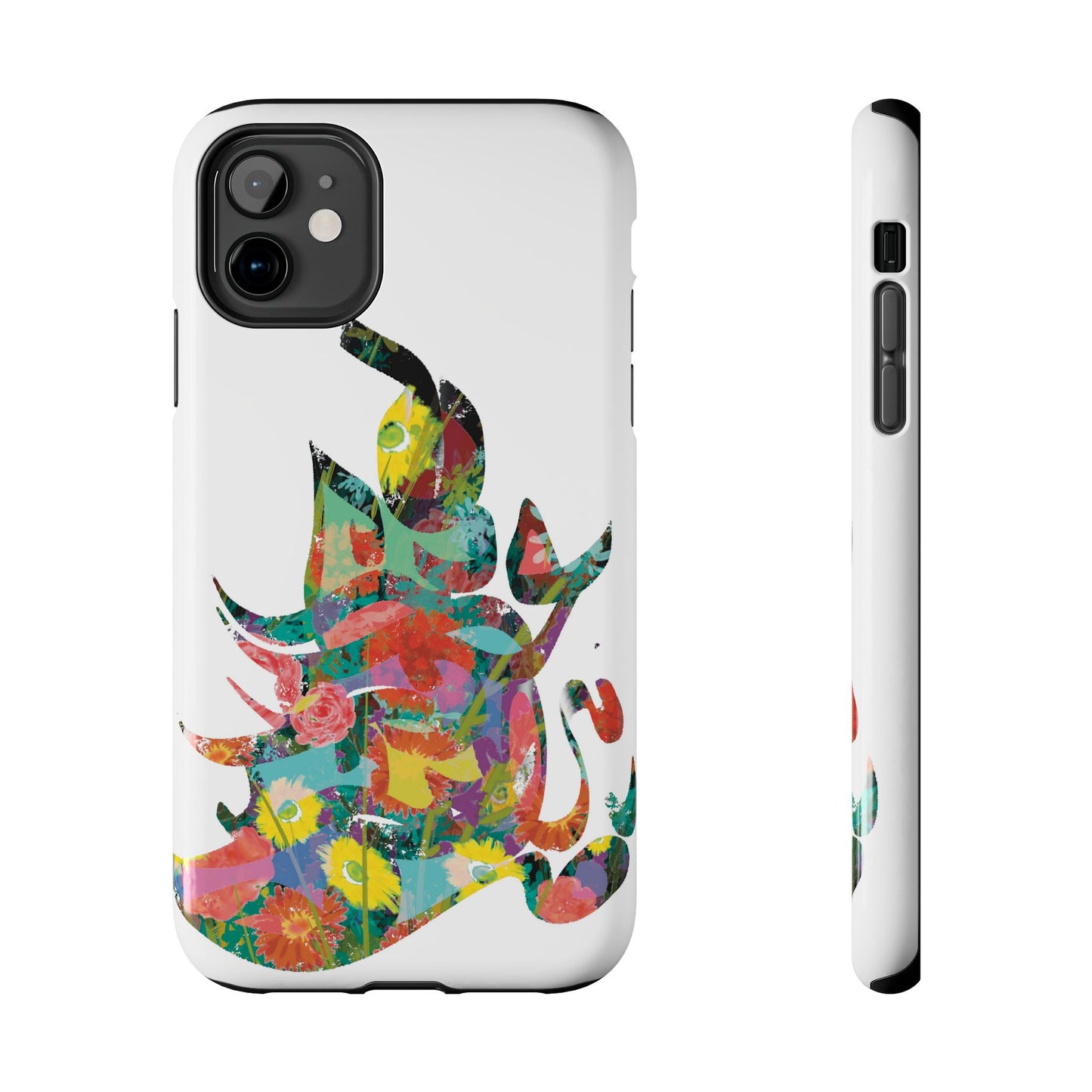 Phone Case - Flower Persian Calligraphy Design, Unique, Limited Edition