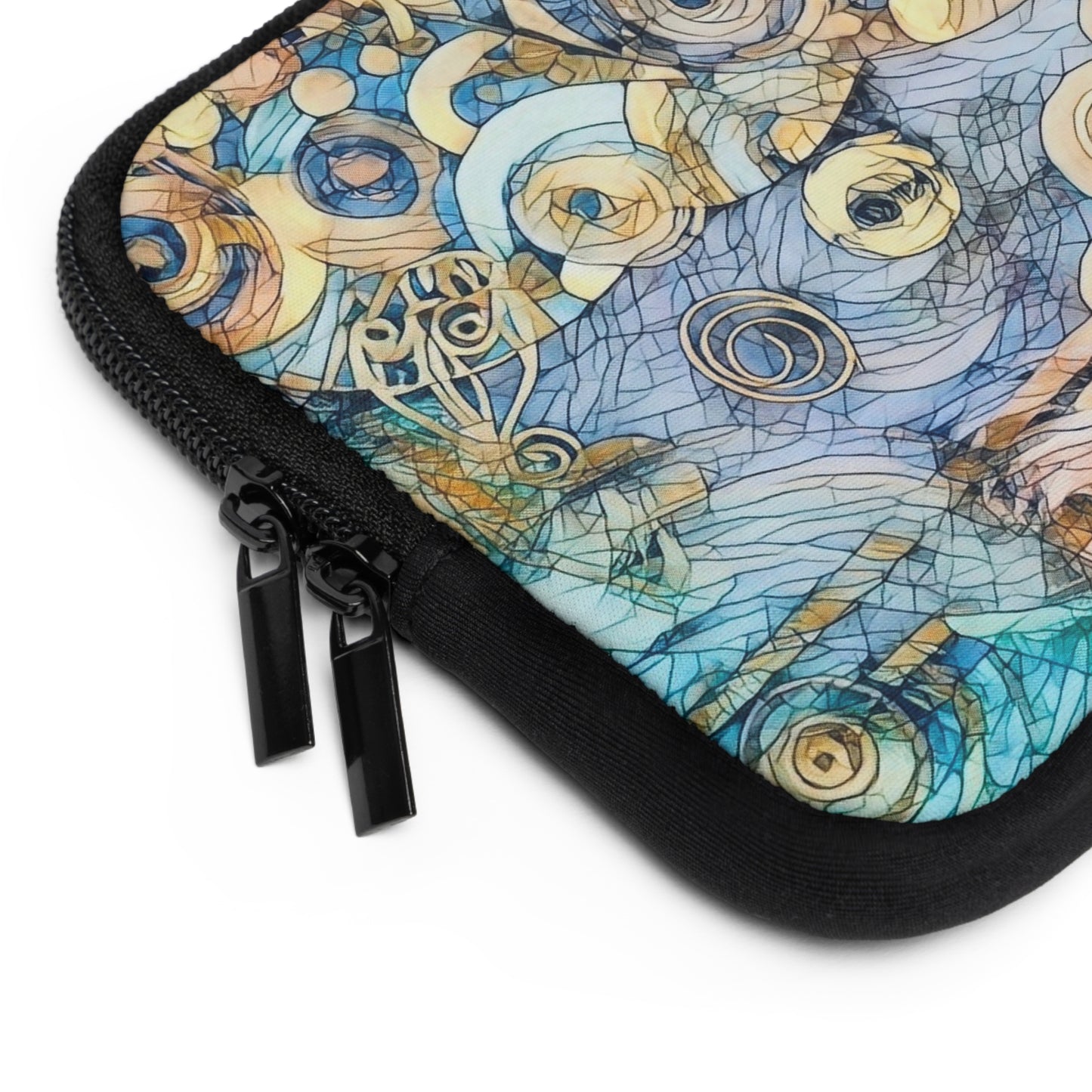 Laptop Sleeve - Ethereal Swirls Modern Digital Art Design