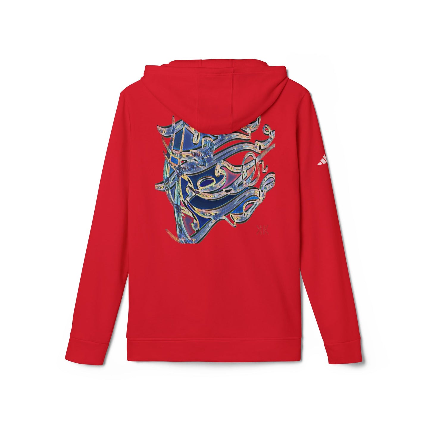Copy of Fleece Hoodie with Modern Calligraphy Adidas Design