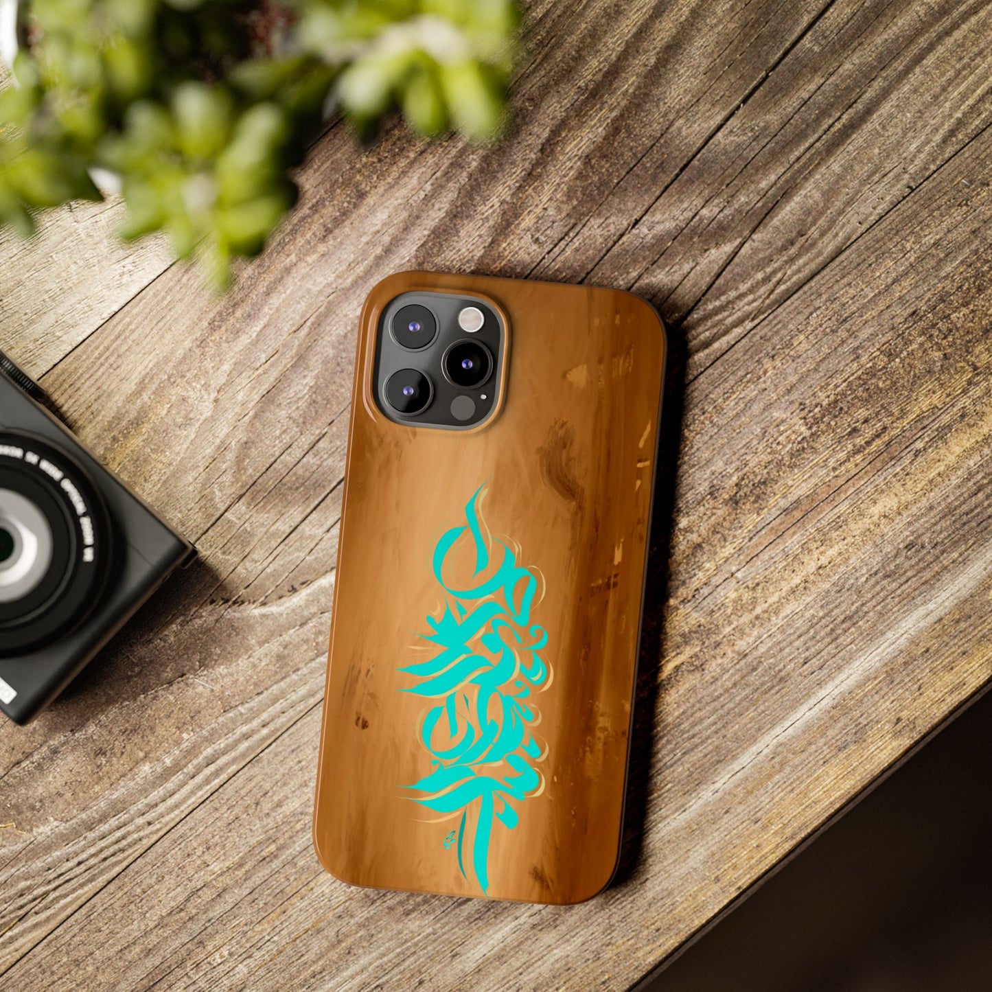 Modern Art  Slim Phone Case -LOVE