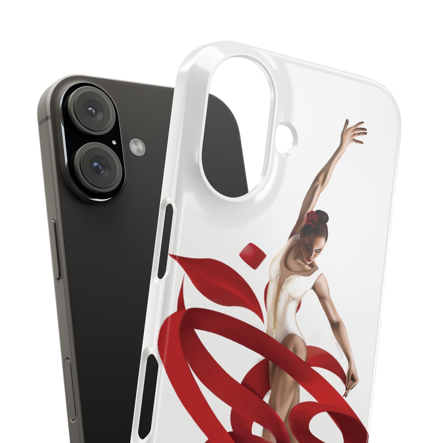 Elegant Ballet Dancer Ribbon Slim Phone Case - Perfect for Dance Lovers