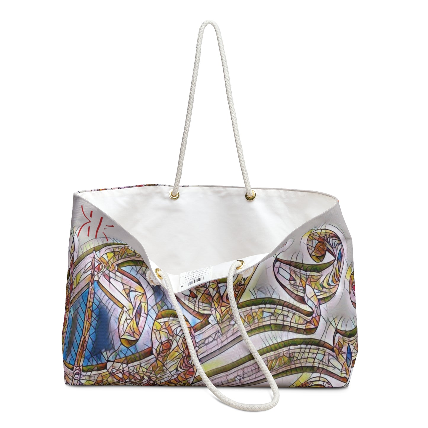 Kalli K Weekender Bag – Modern Calligraphy design