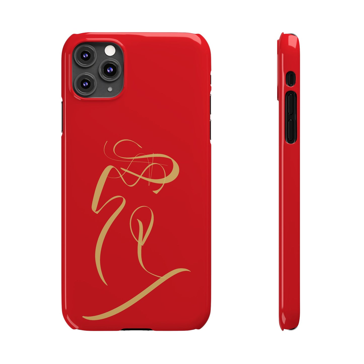 Modern Calligraphy Slim Phone Case -LOVE