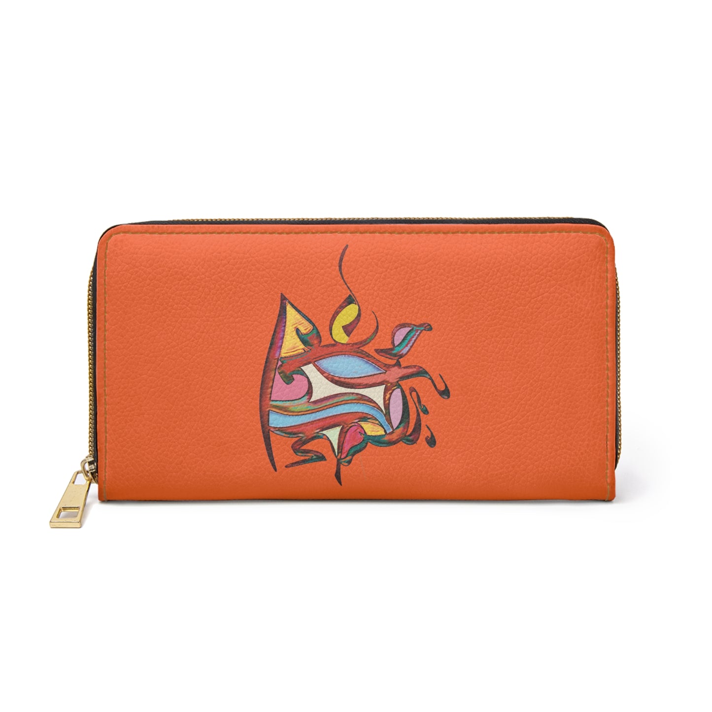 Calligraphy Zipper Wallet