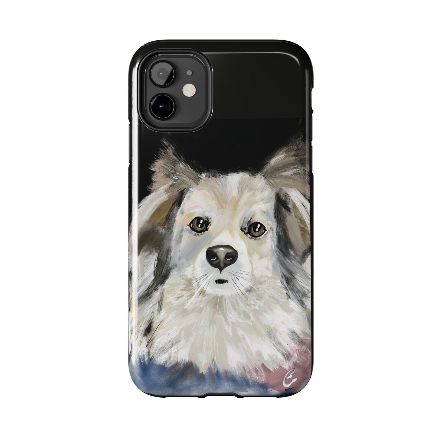 Dog Watercolor Tough Phone Case