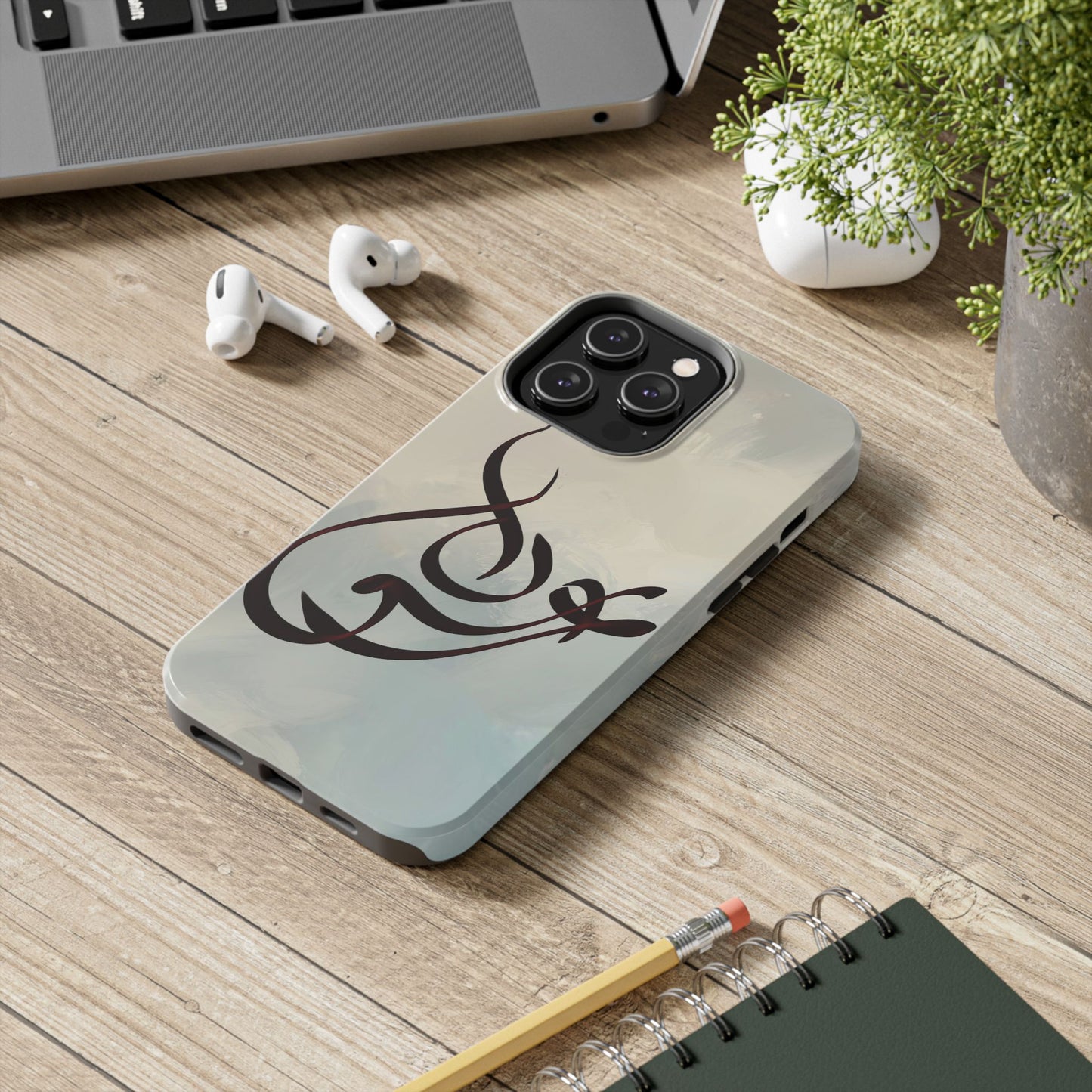 Eshgh “love”  Phone Case Persian Calligraphy Art.
