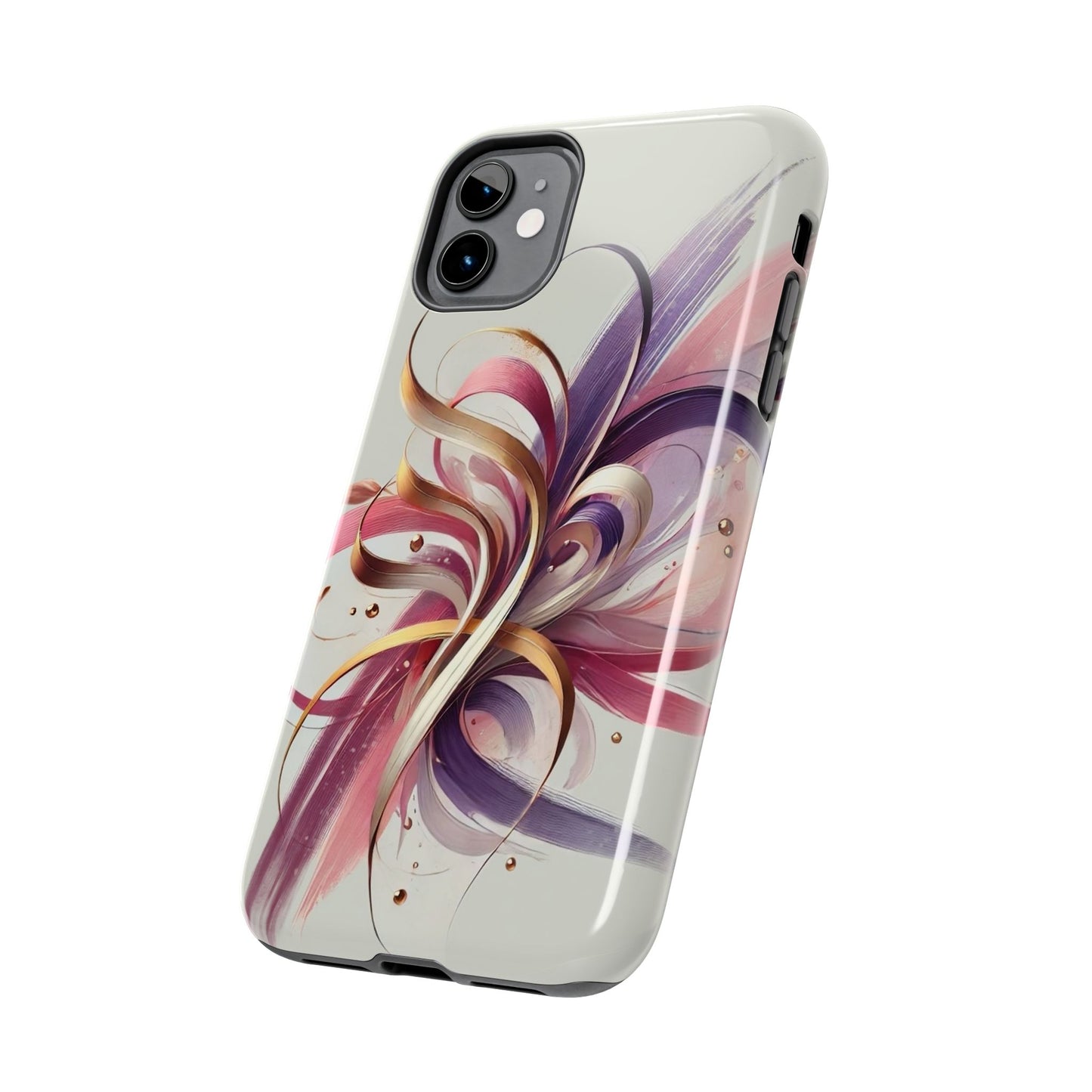 Phone Cases - Colorful Calligraphy Flower Chic Stylish Design