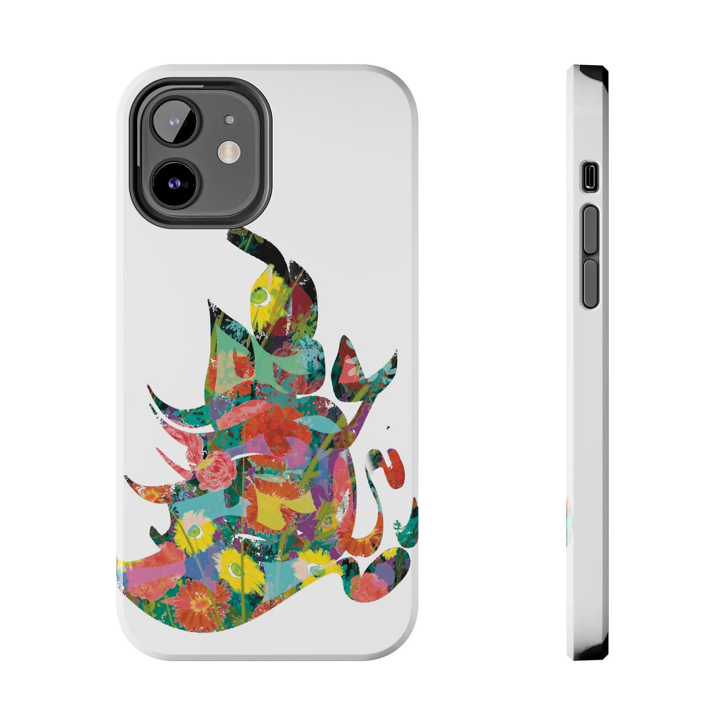 Phone Case - Flower Persian Calligraphy Design, Unique, Limited Edition