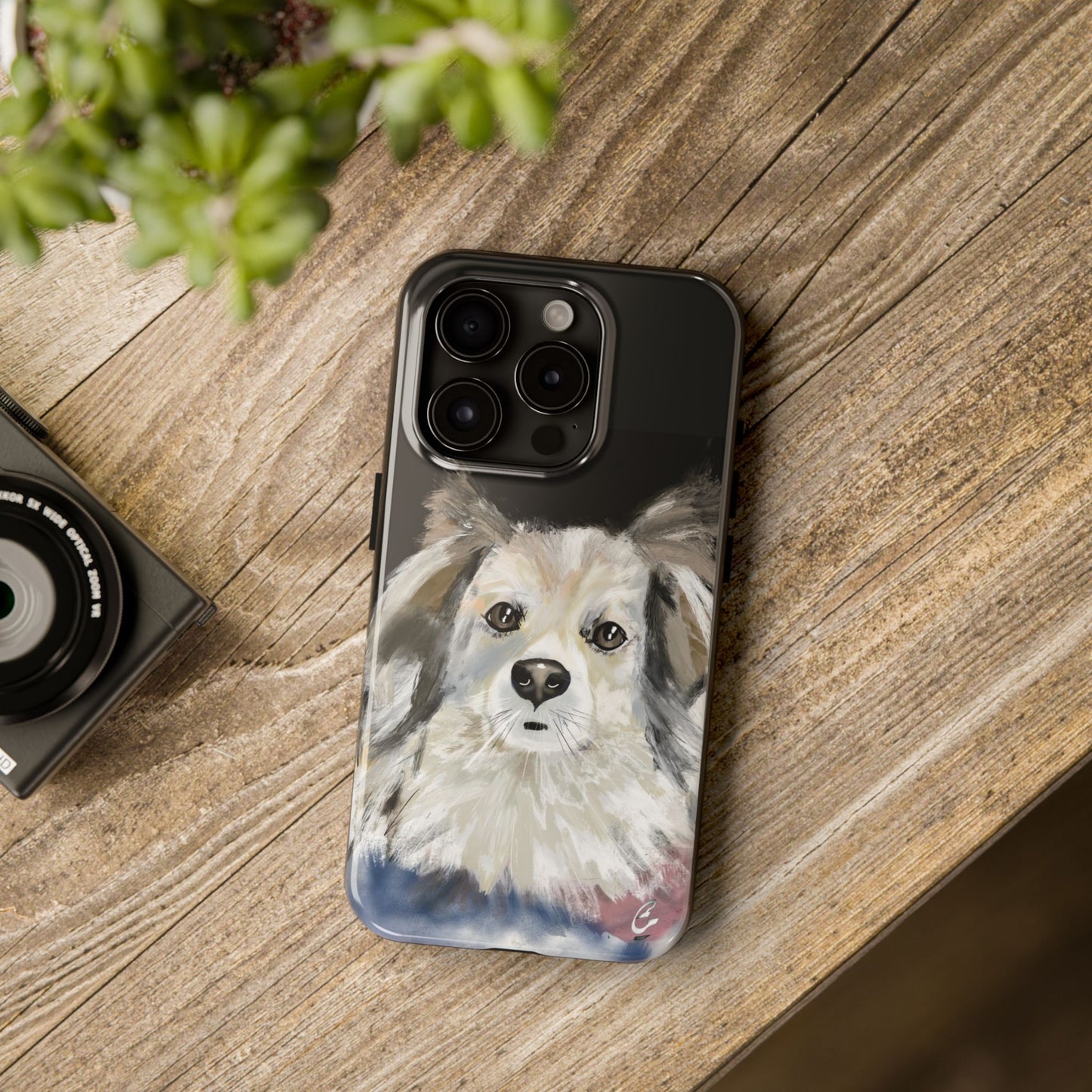 Dog Watercolor Tough Phone Case