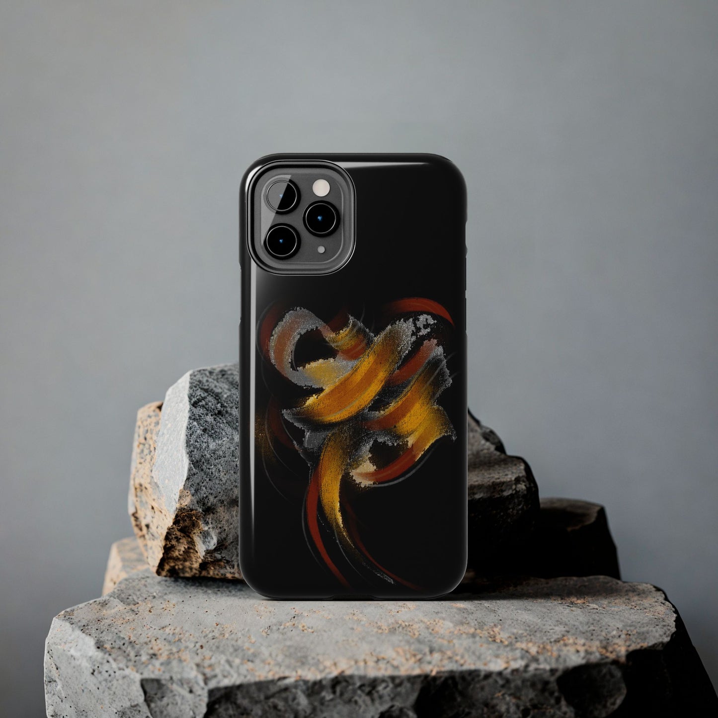 Calligraphy strokes Tough Phone Case