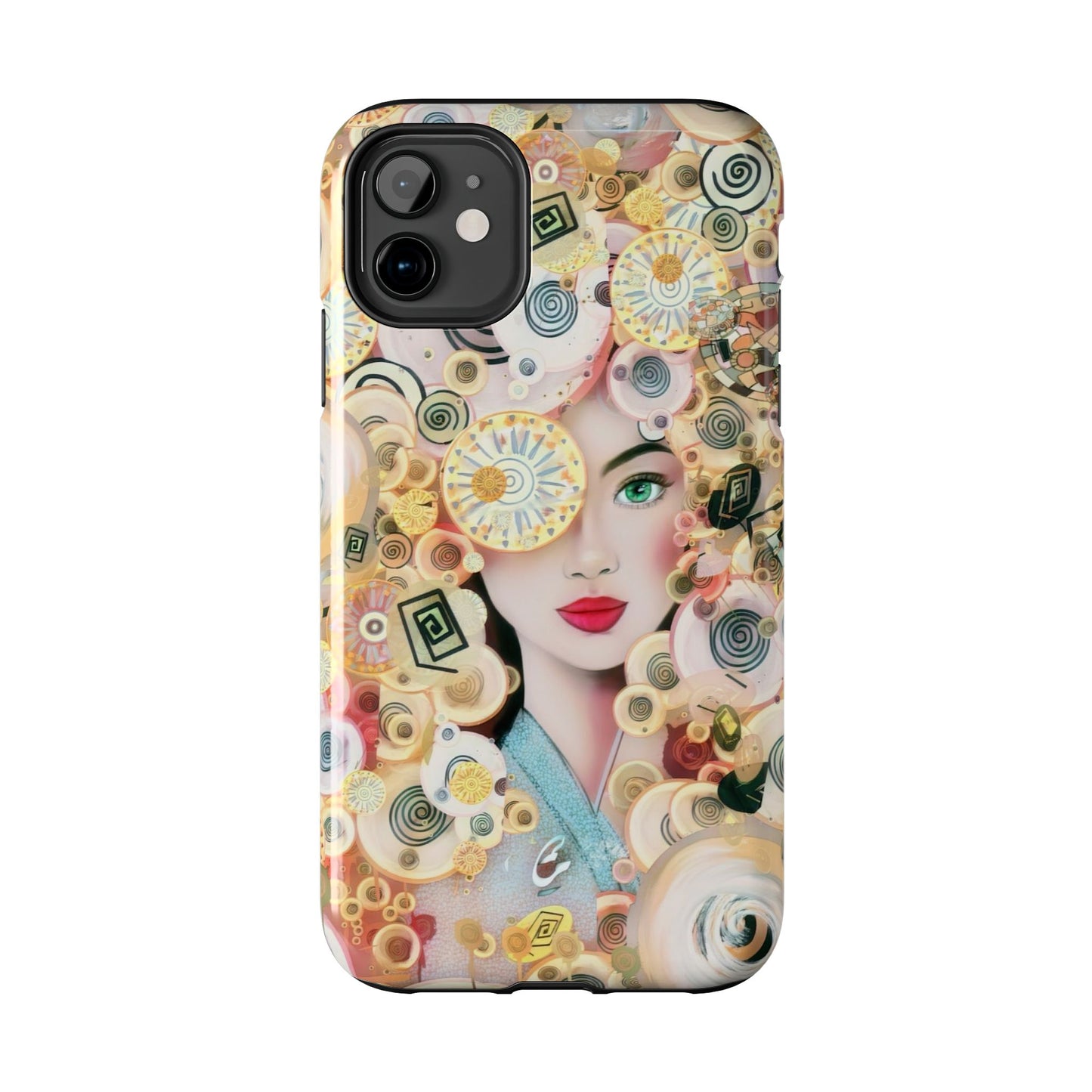 Phone Case - Persian Art Inspired Beautiful Girl Design