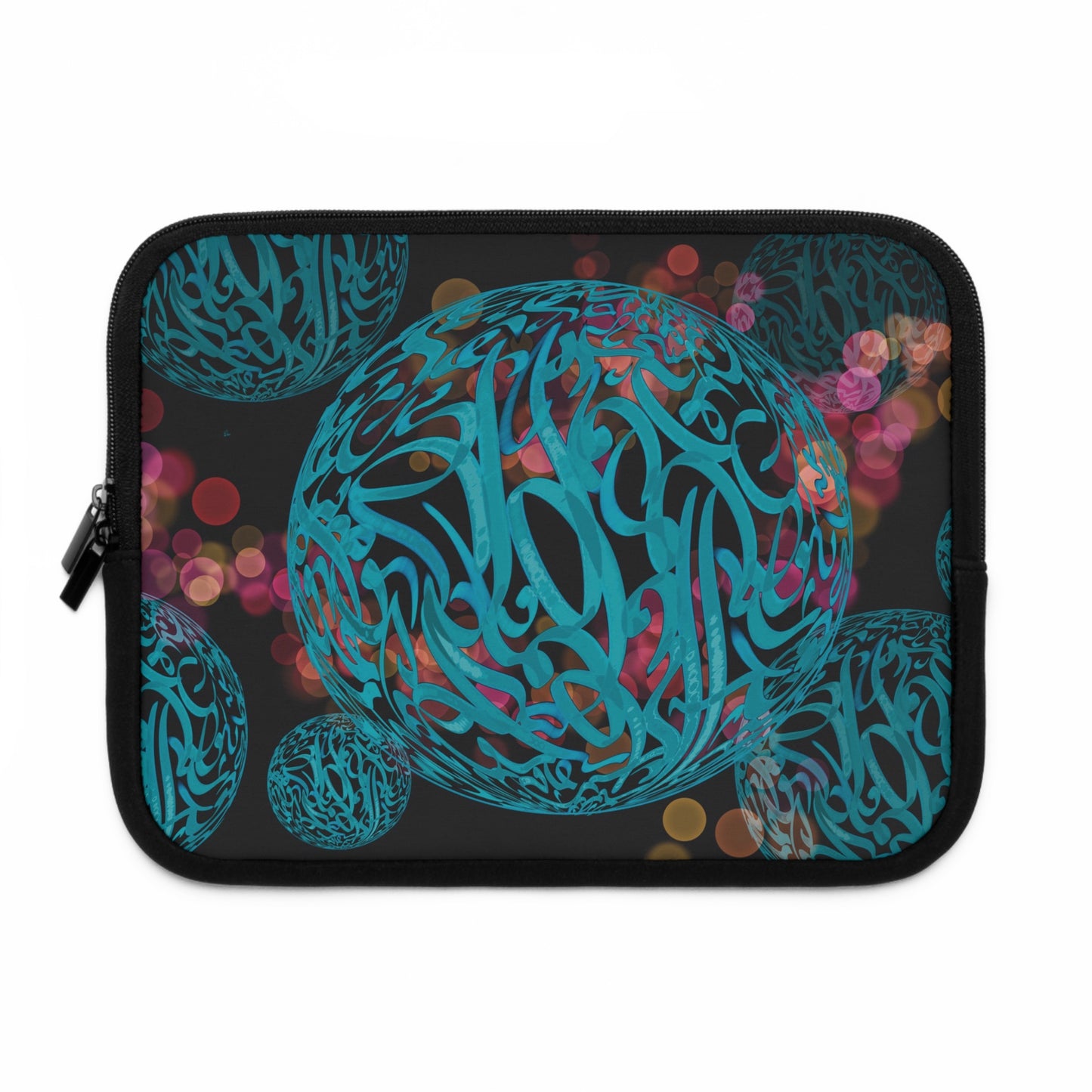 Laptop Sleeve -Modern Digital Calligraphy Art Design