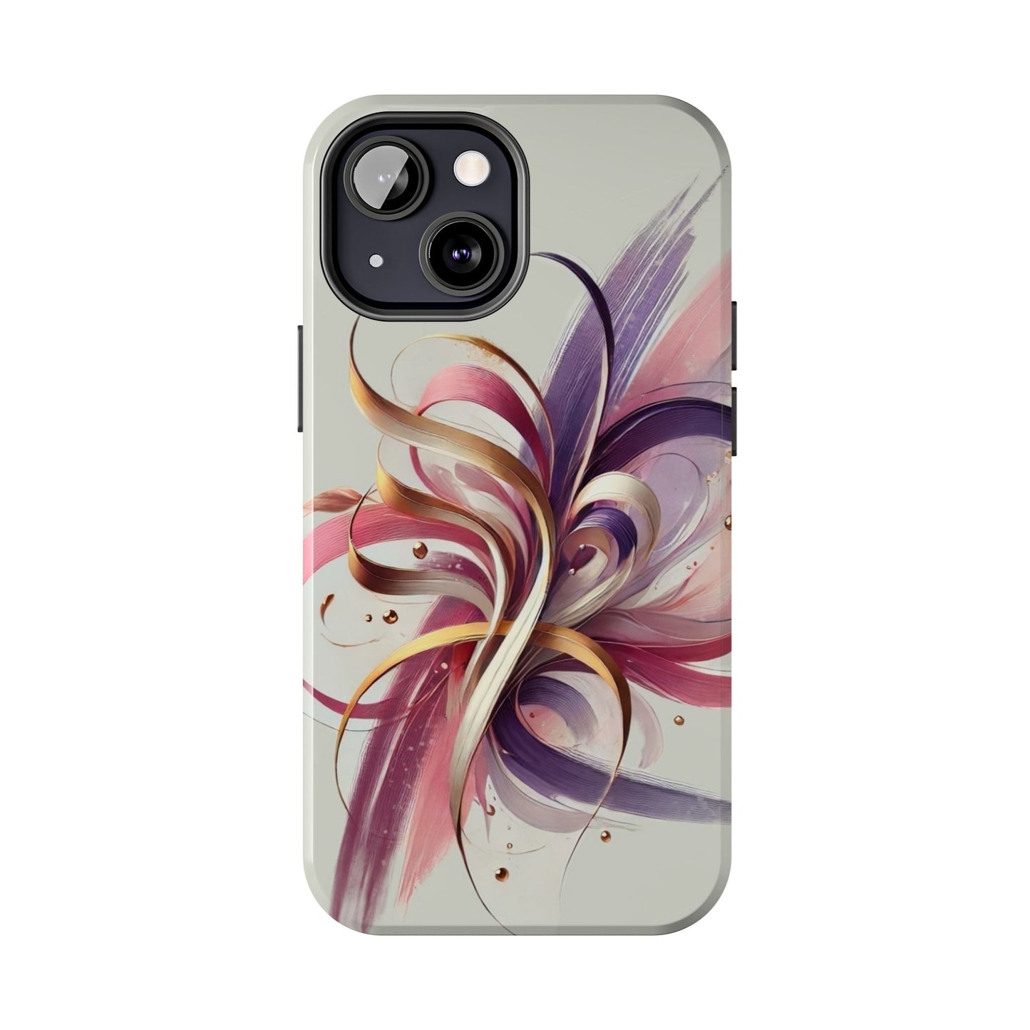 Phone Cases - Colorful Calligraphy Flower Chic Stylish Design