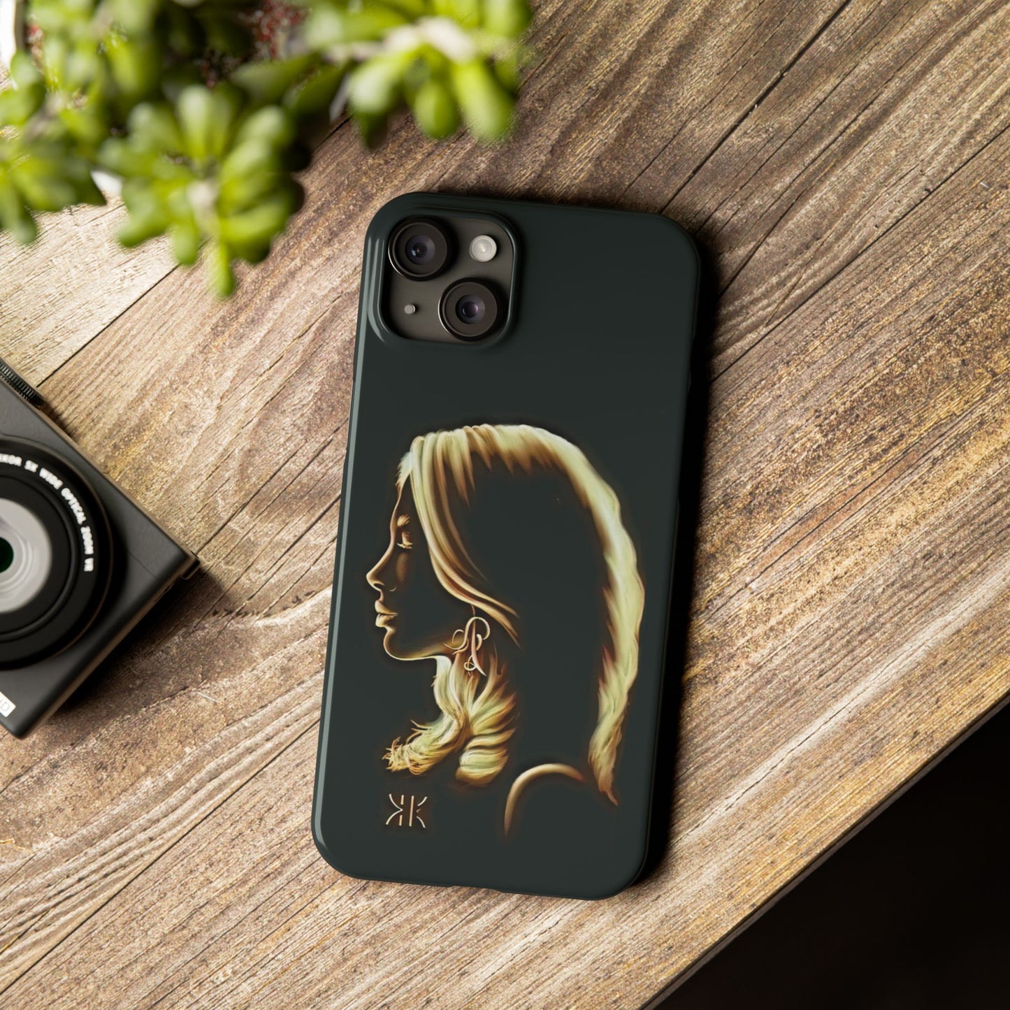 Copy of ' Modern Art  Slim Phone Case -LOVE I-