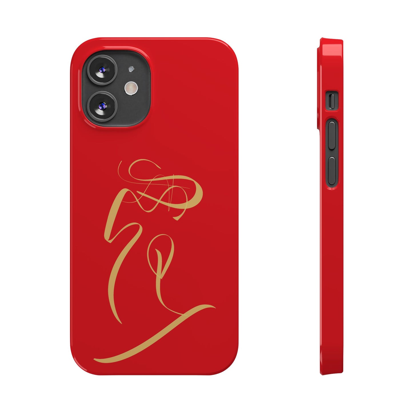 Modern Calligraphy Slim Phone Case -LOVE