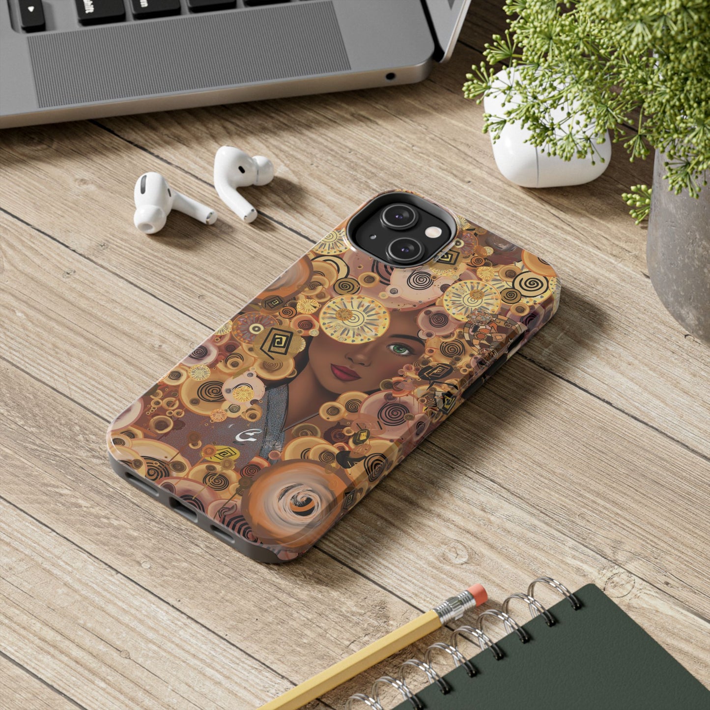 Phone Case - Persian Art Inspired Beautiful Girl Design