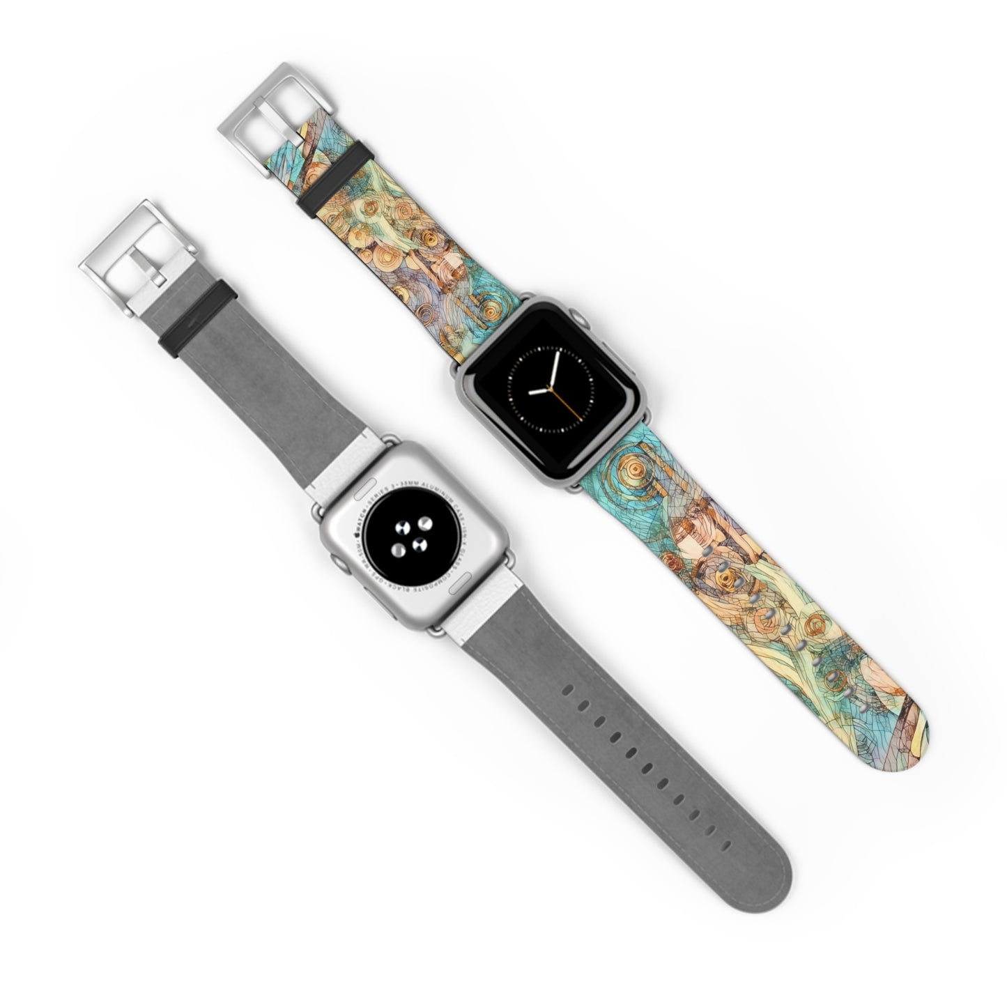 Artistic Floral Watch Band - Elegant Design for Everyday Wear