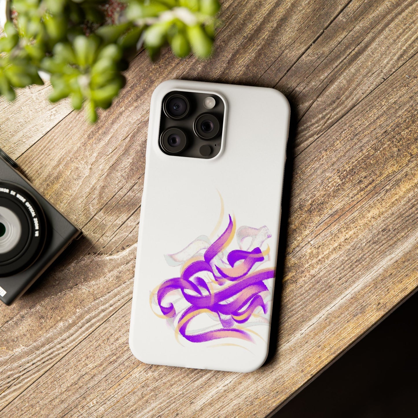 Copy of ' Modern Art  Slim Phone Case-Lily