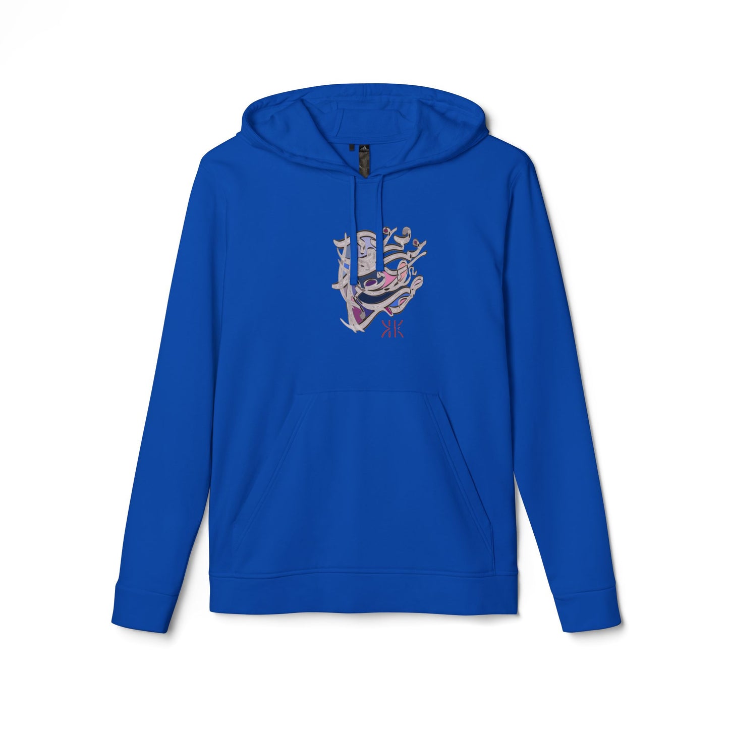 Kalli K X Adidas Unisex Fleece Hoodie- modern calligraphy design