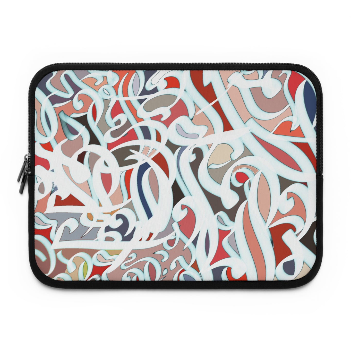 '  Laptop Sleeve -Modern Digital Calligraphy Art Design