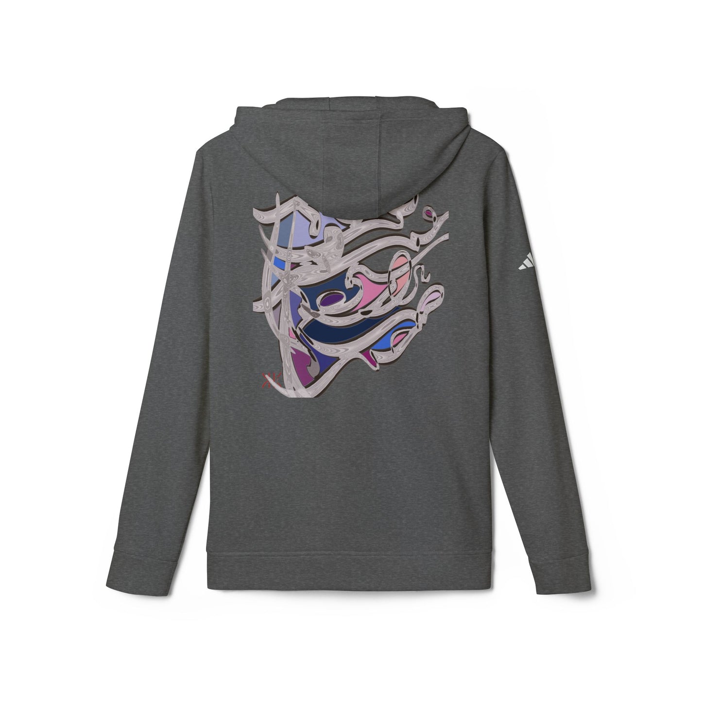 Kalli K X Adidas Unisex Fleece Hoodie- modern calligraphy design
