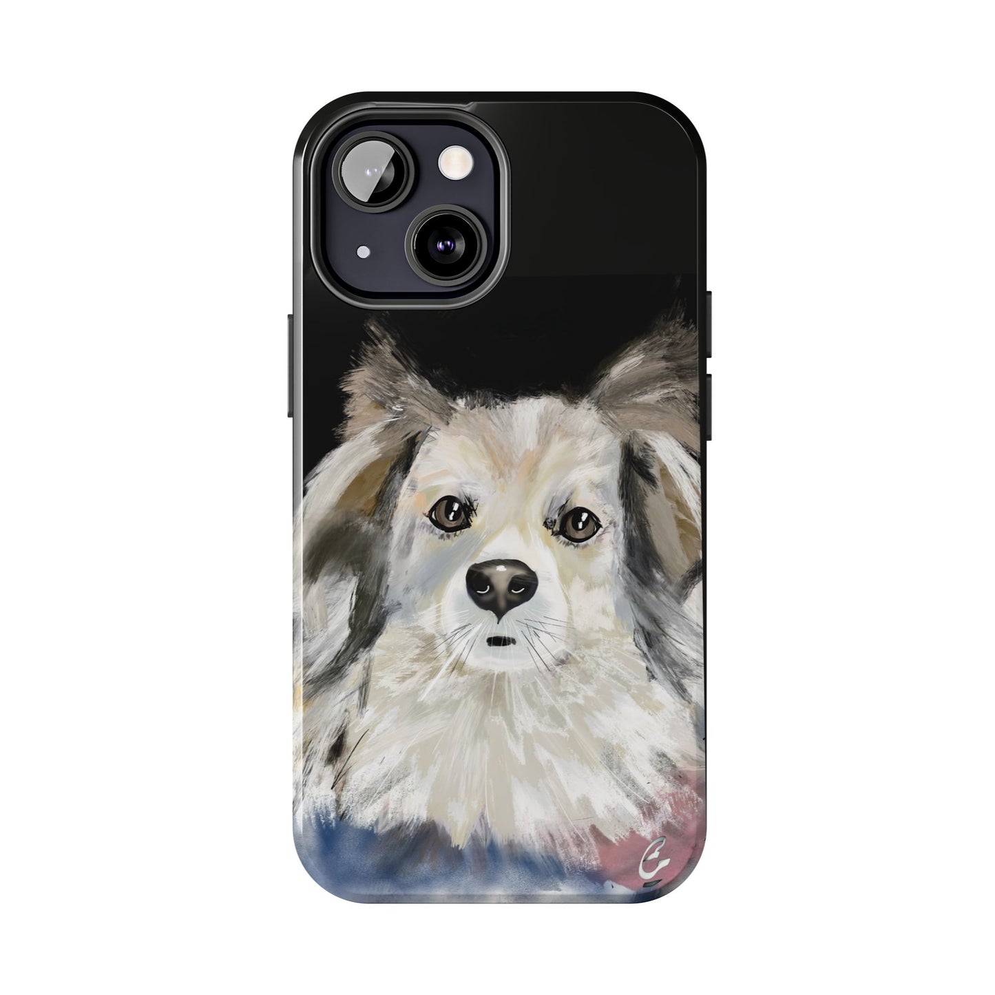 Dog Watercolor Tough Phone Case