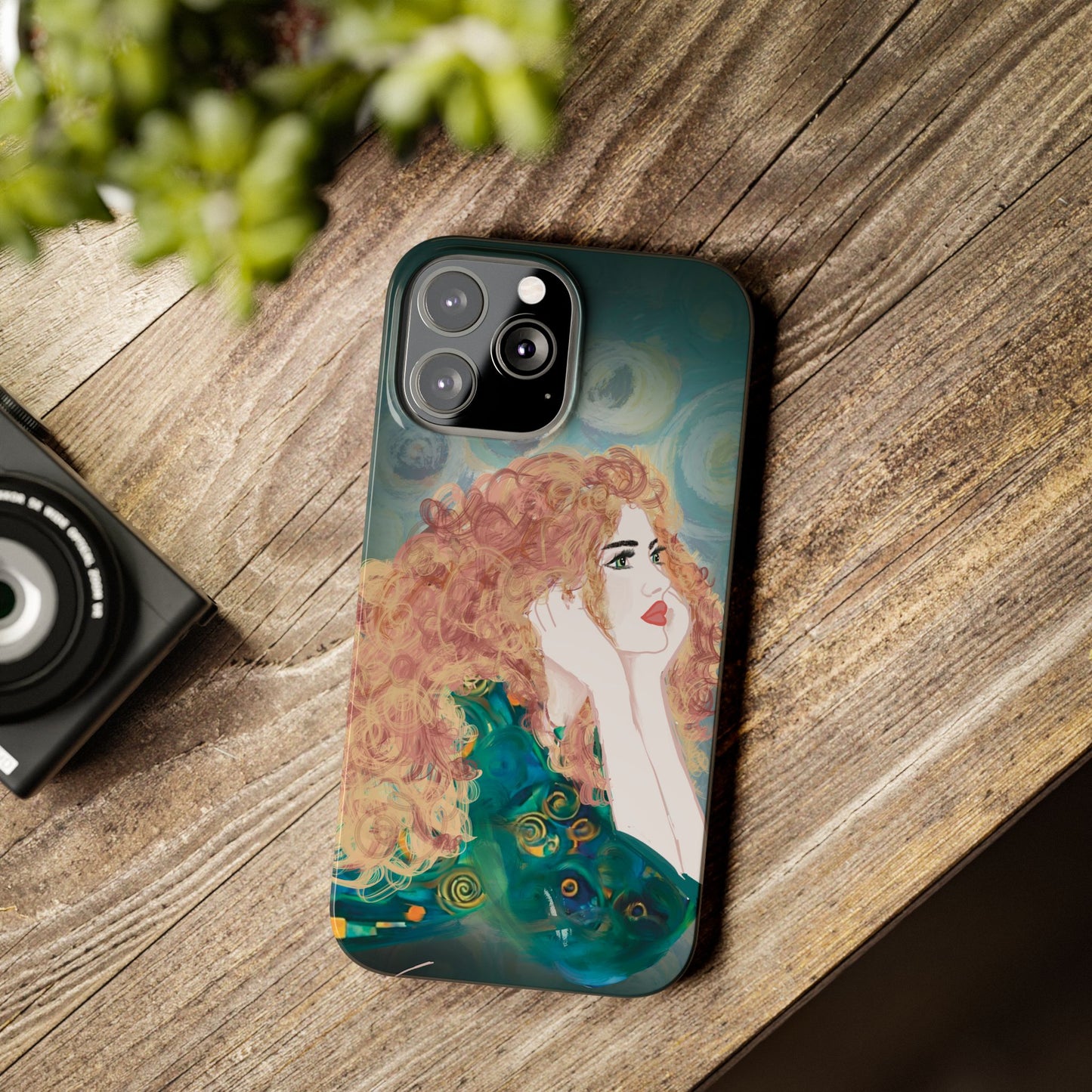 Copy of ' Modern Art  Slim Phone Case -LOVE