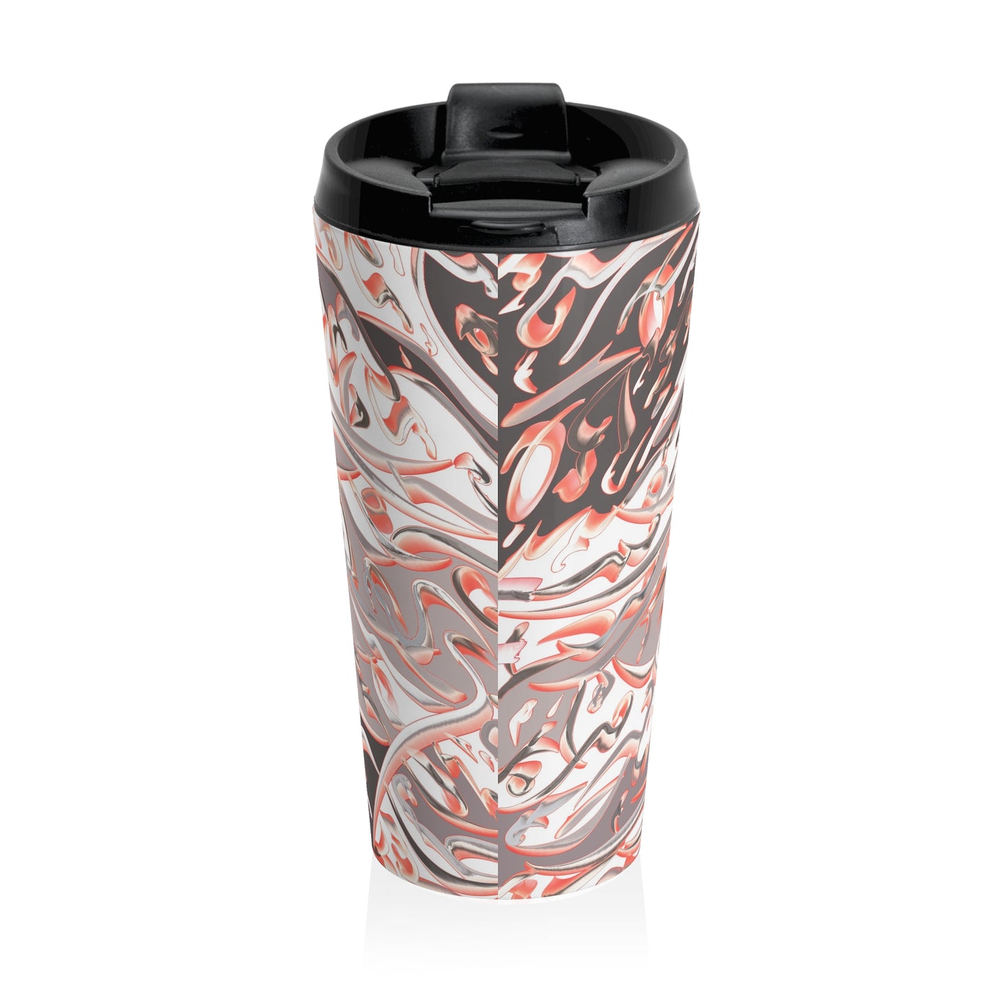 Calligraphy Stainless Steel Travel Mug