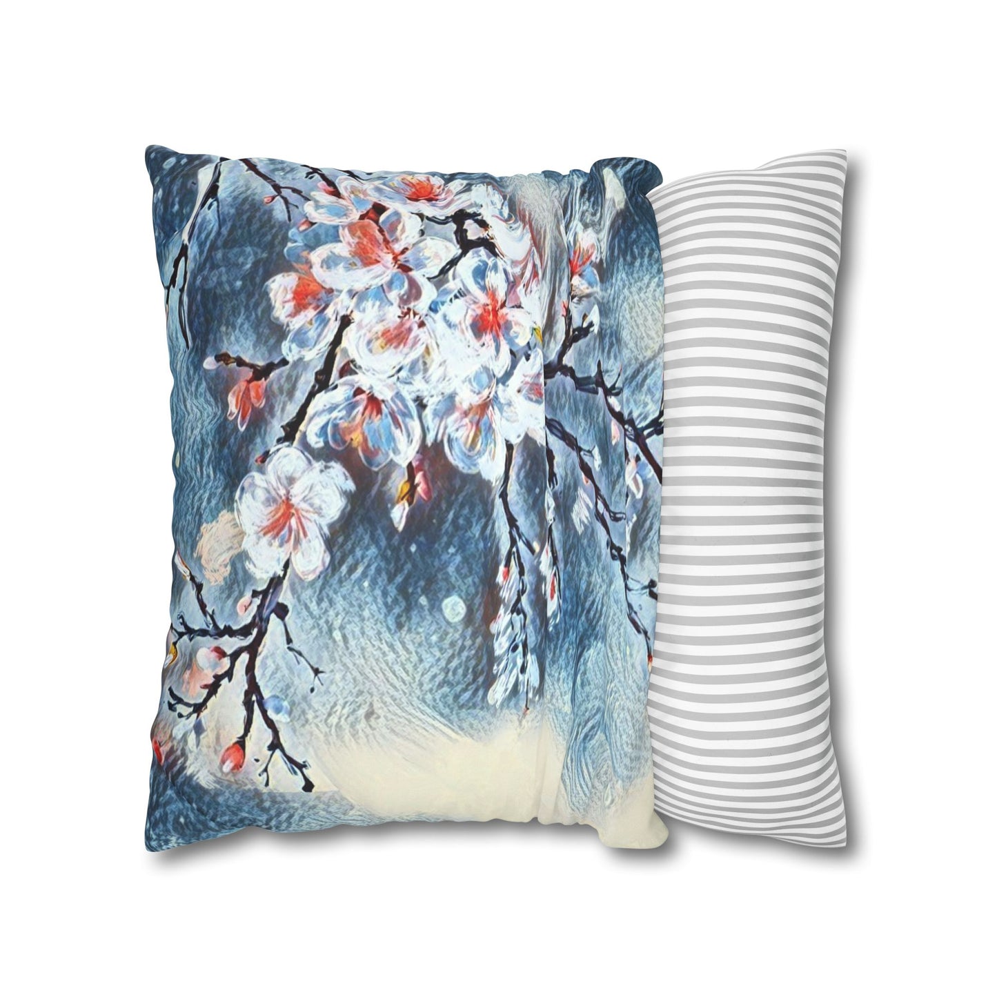 Spring Pillowcase - Modern Art Portrait Watercolour Design