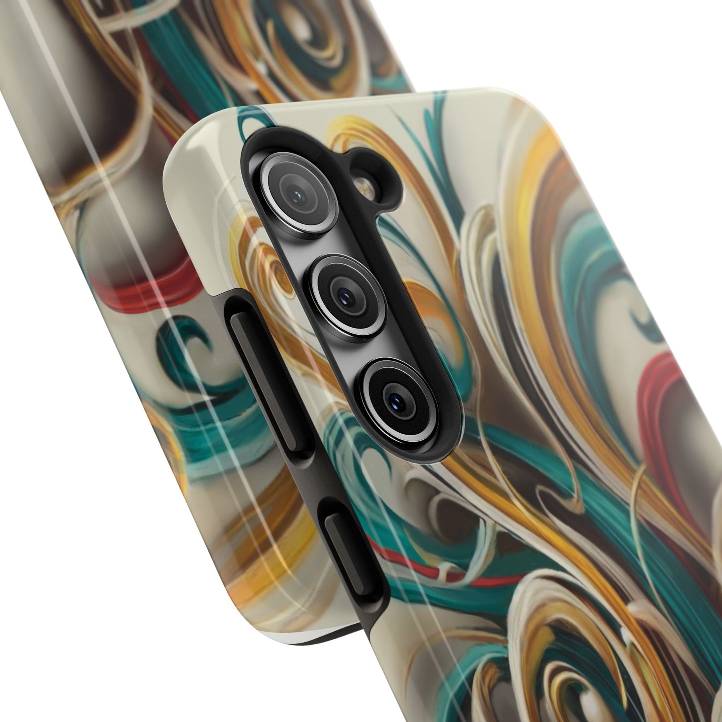 Marble Abstract Phone Case Calligraphy