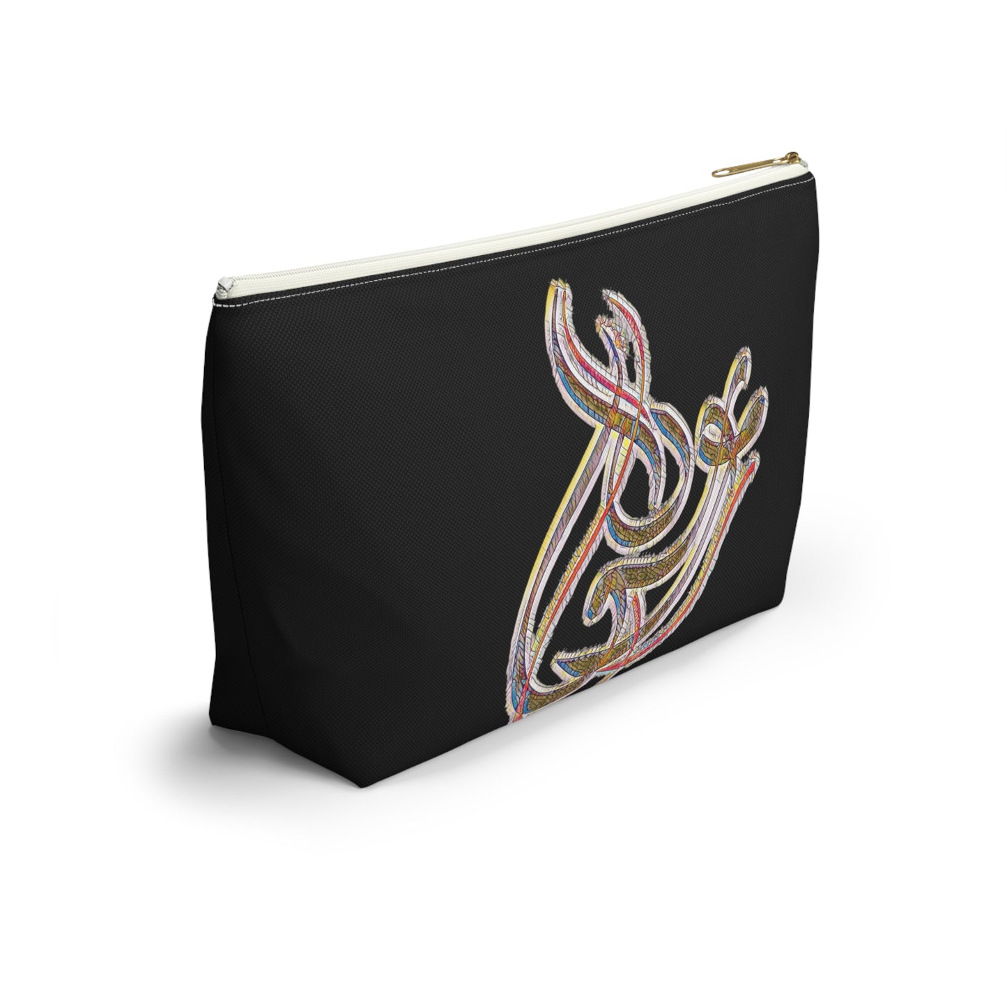 Persian calligraphy Accessory Pouch w T-bottom