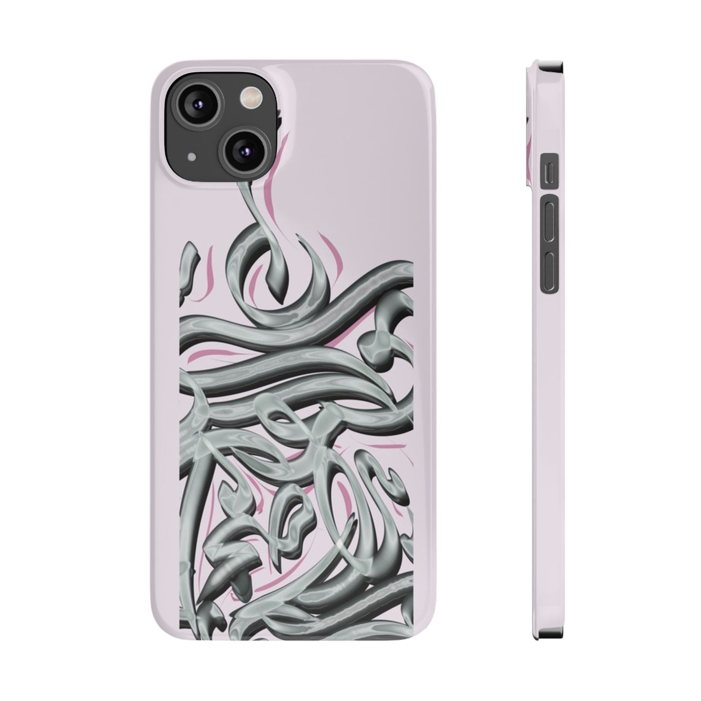 Modern Art  Slim Phone Case -LOVE,