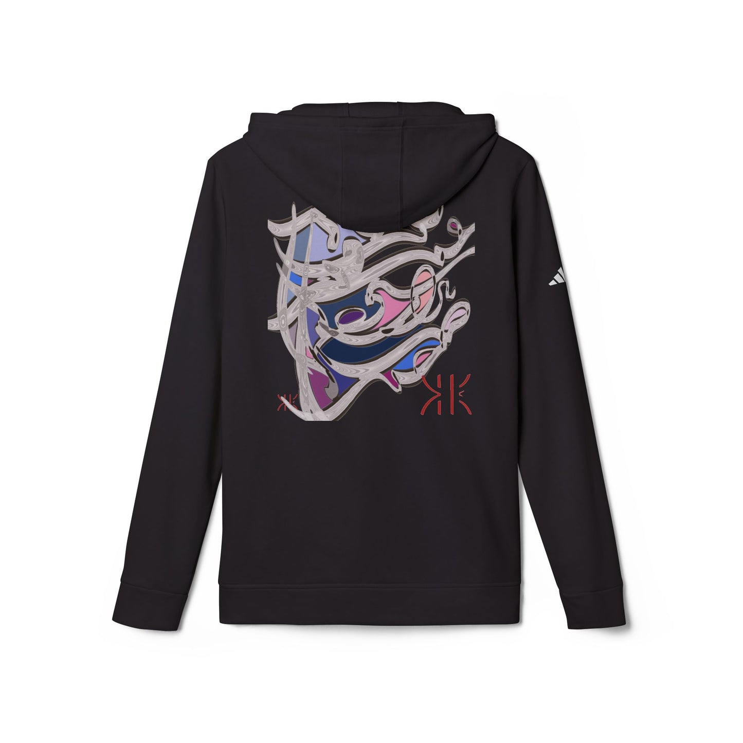 Kalli K X Adidas Unisex Fleece Hoodie- modern calligraphy design