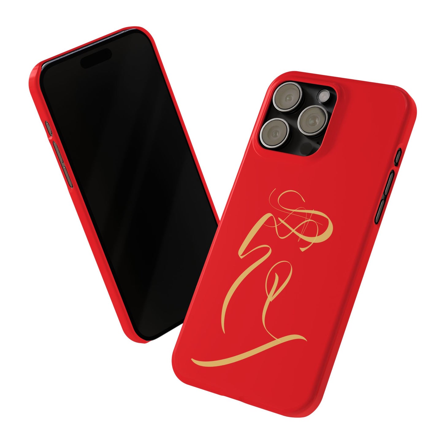 Modern Calligraphy Slim Phone Case -LOVE