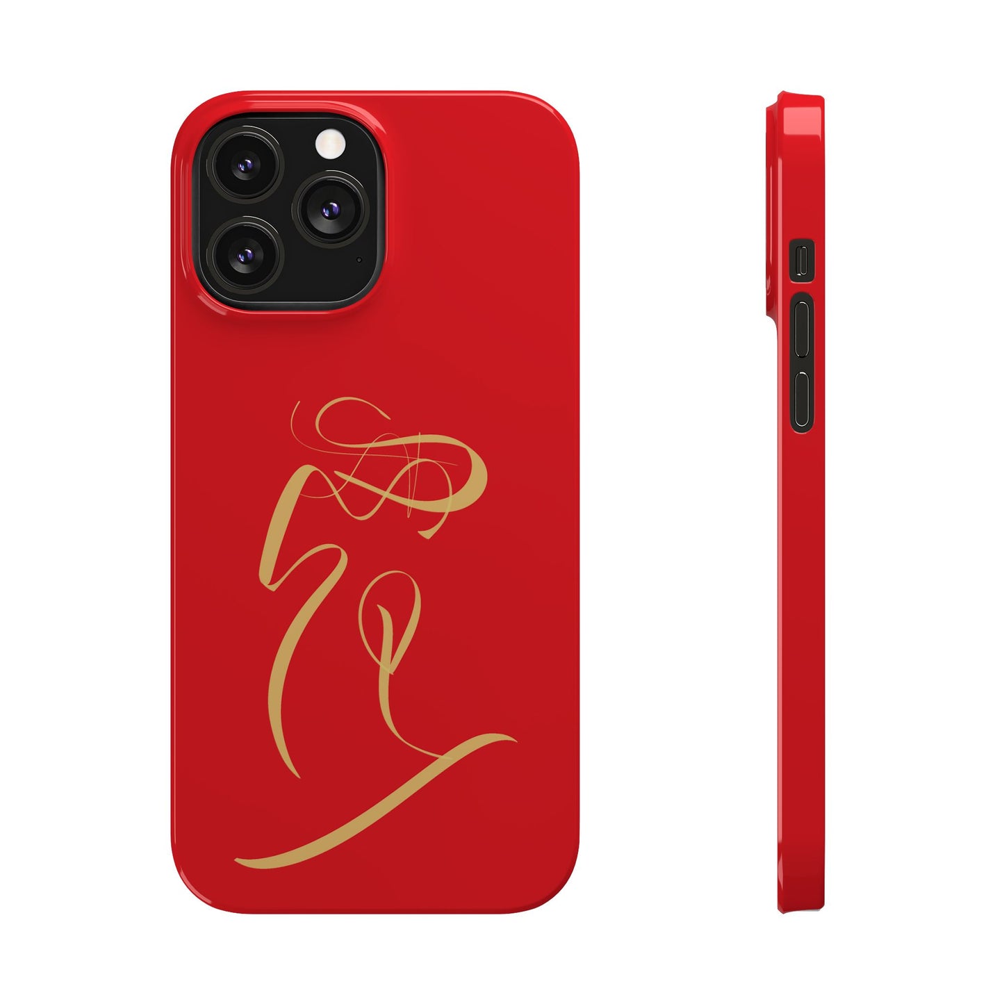 Modern Calligraphy Slim Phone Case -LOVE