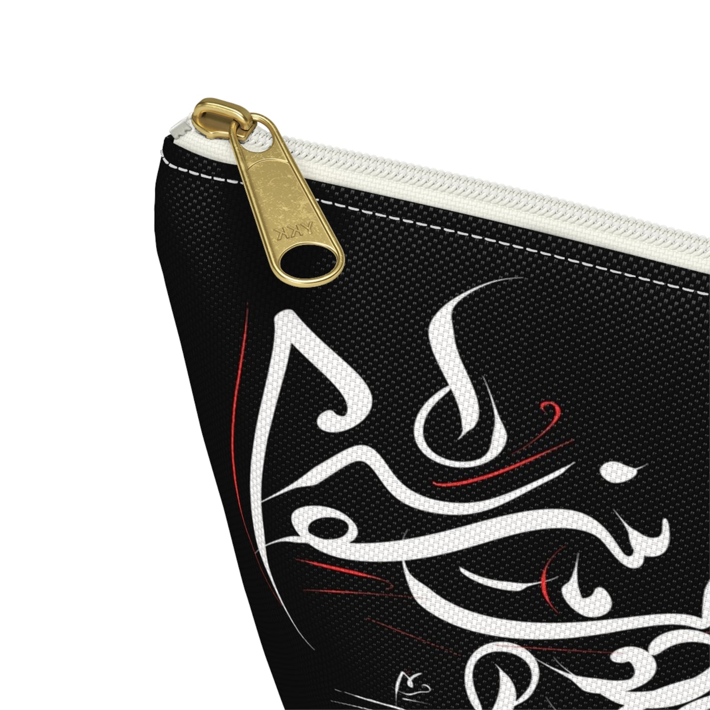 . Persian calligraphy Accessory Pouch w T-bottom