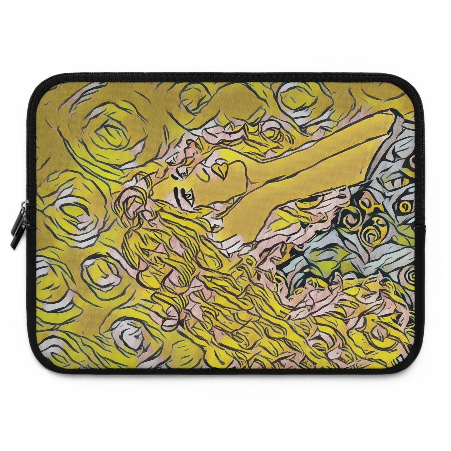 Laptop Sleeve -Modern Digital Calligraphy Art Design