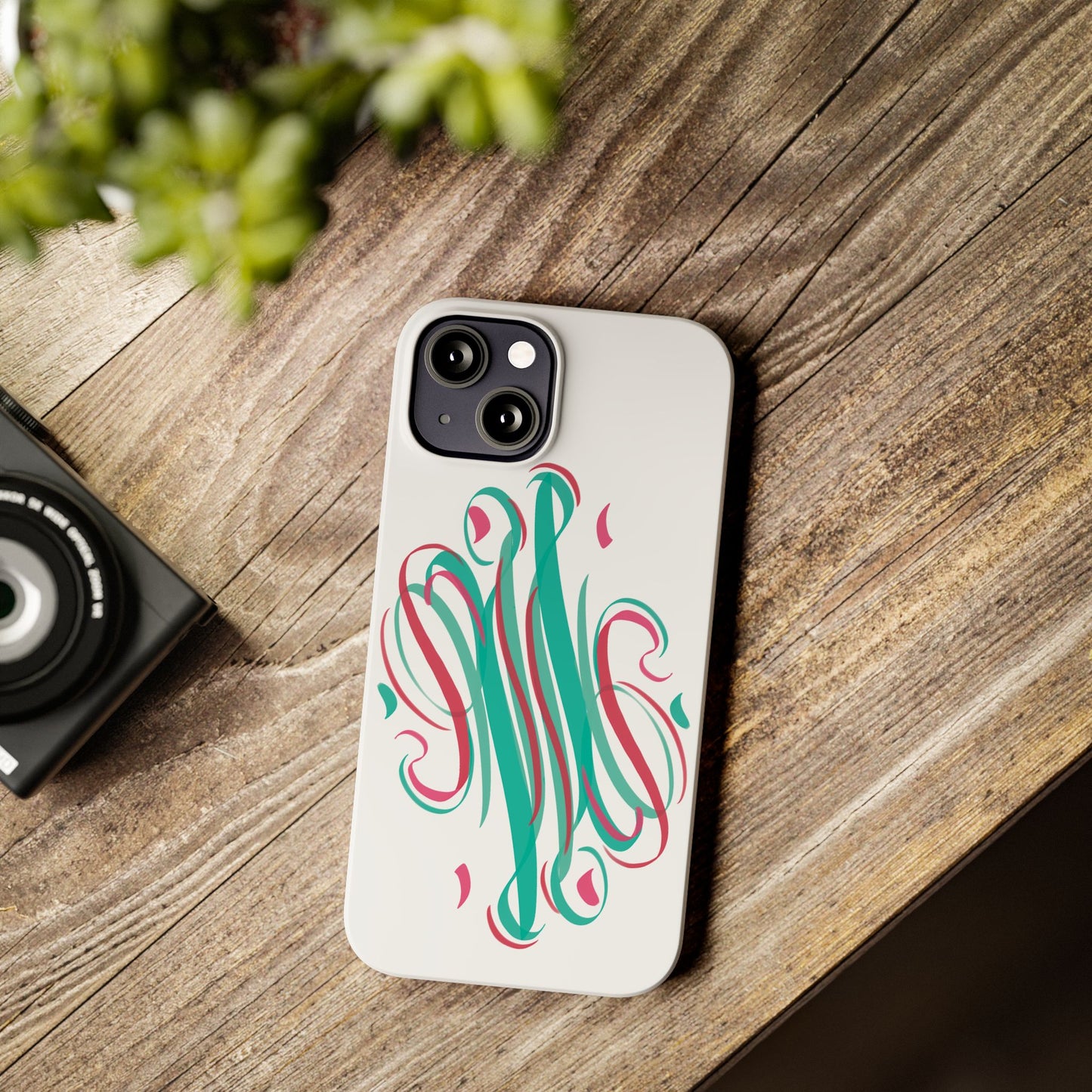Spring inspired Modern Art  Slim Phone Case -,