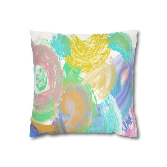 Copy of Square Pillowcase - Modern Art Portrait Watercolour Design