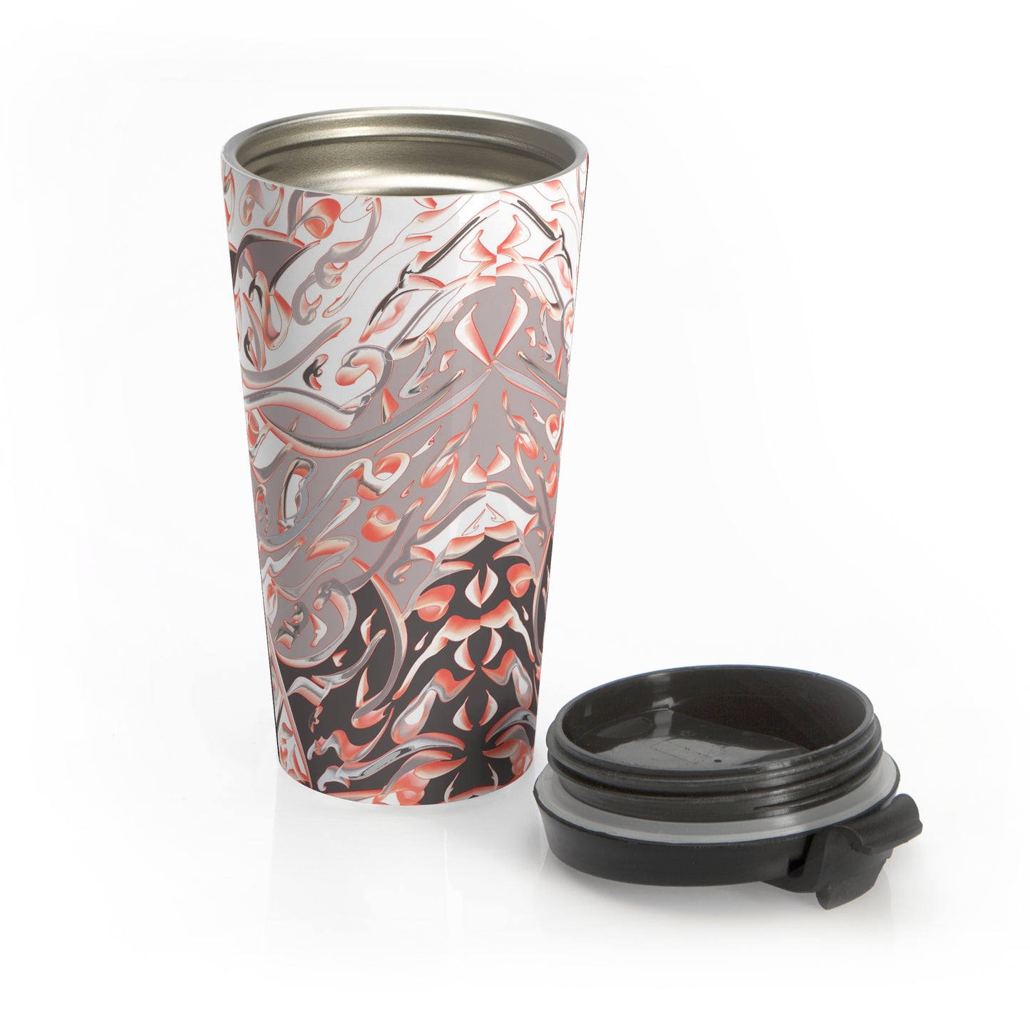 Calligraphy Stainless Steel Travel Mug