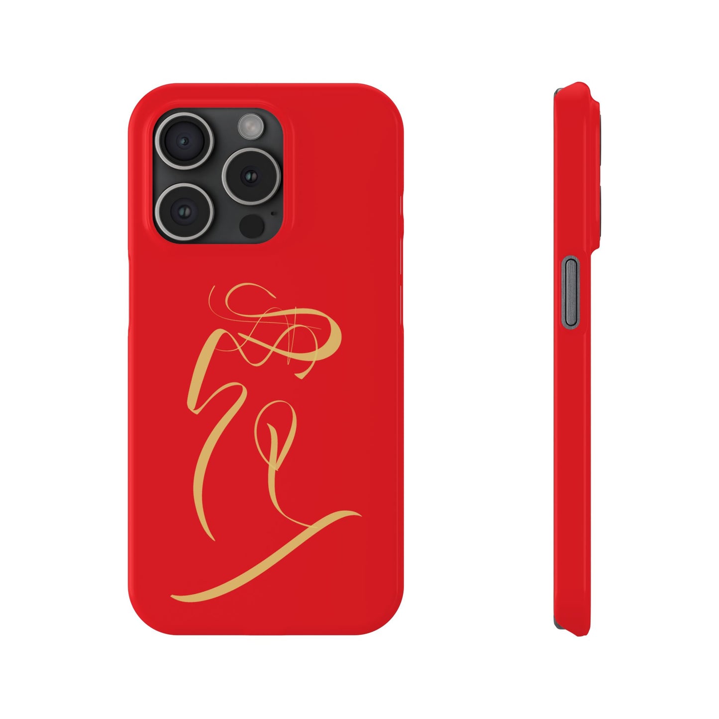 Modern Calligraphy Slim Phone Case -LOVE