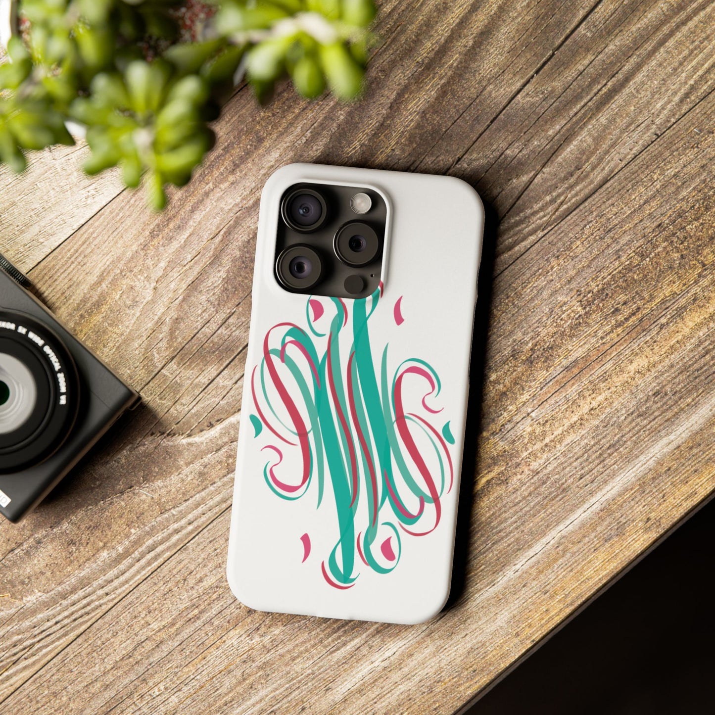 Spring inspired Modern Art  Slim Phone Case -,