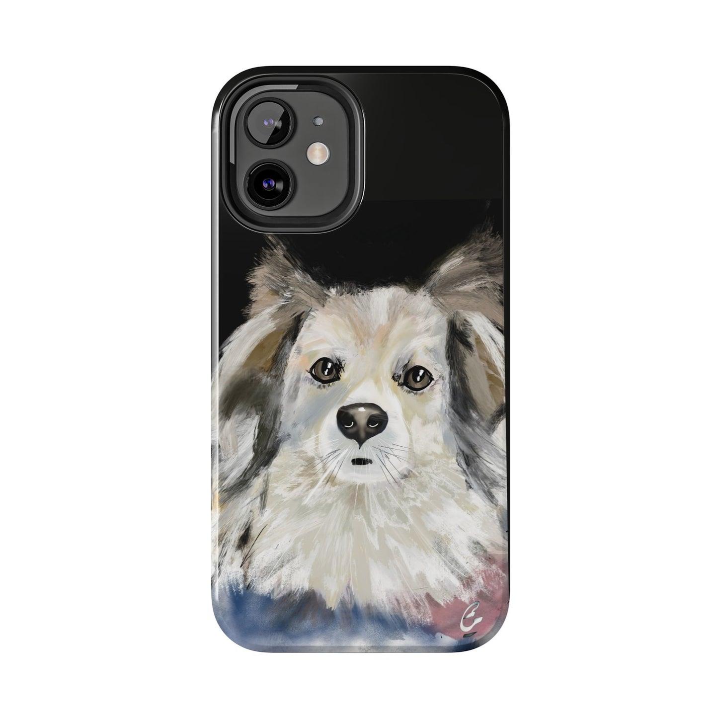 Dog Watercolor Tough Phone Case