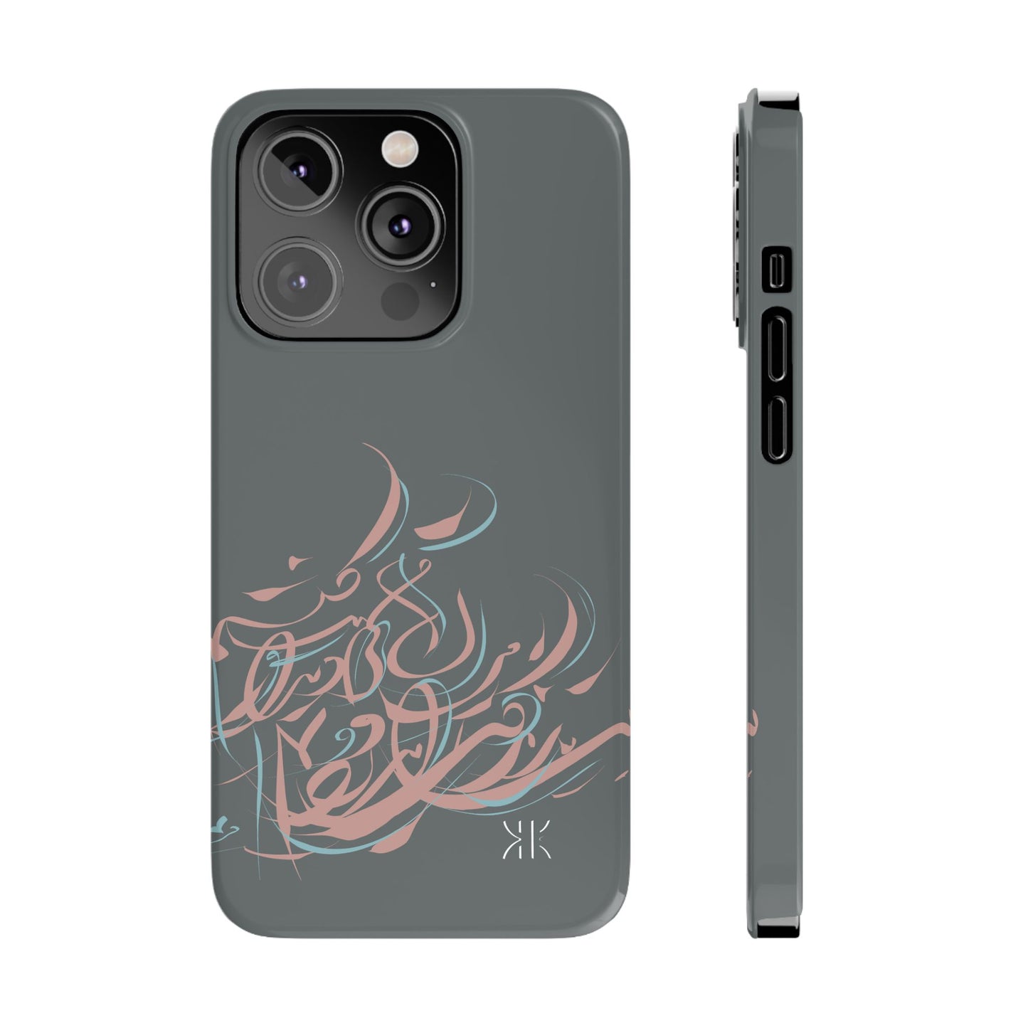 Modern Persian  Calligraphy Kalli K   Slim Phone Case