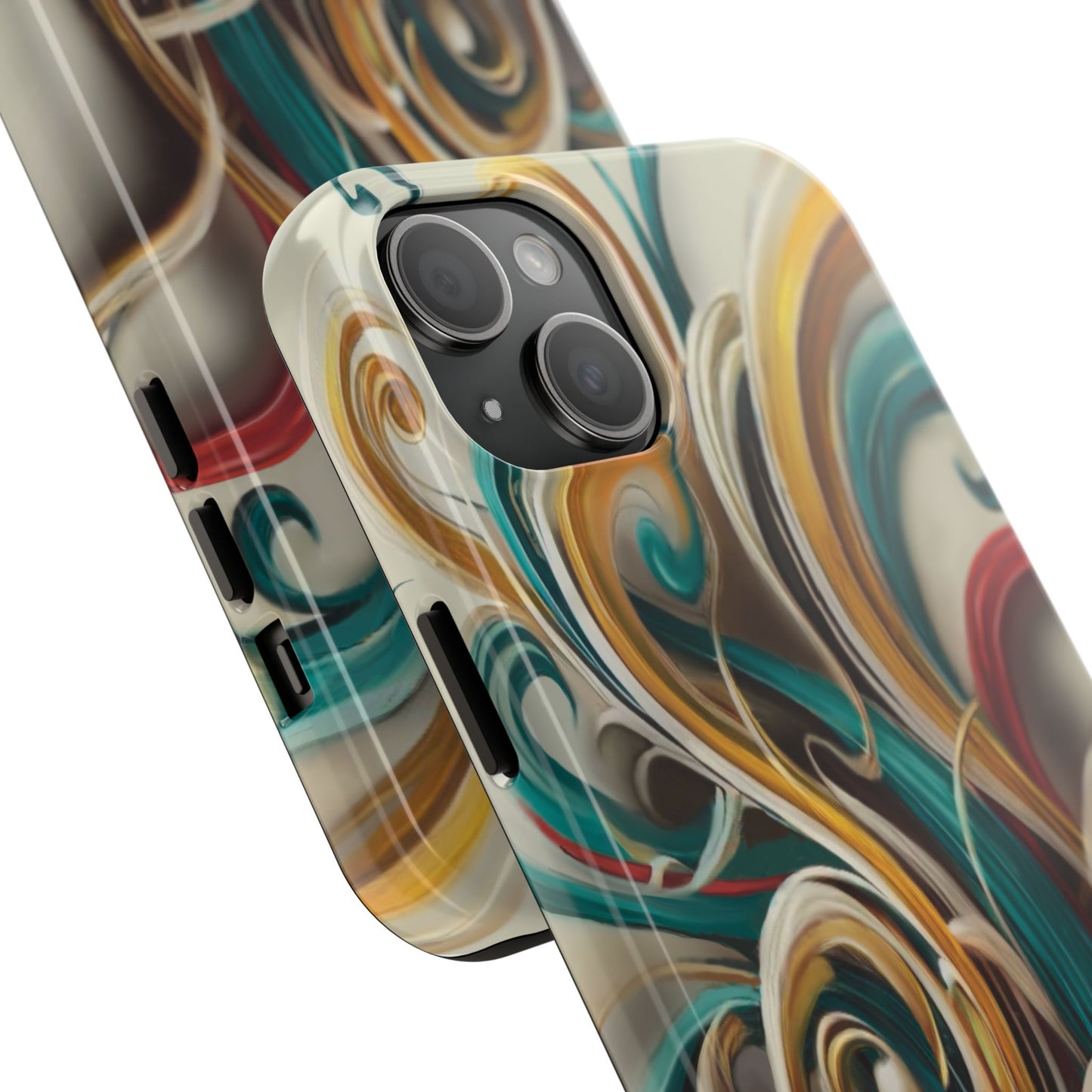 Marble Abstract Phone Case Calligraphy