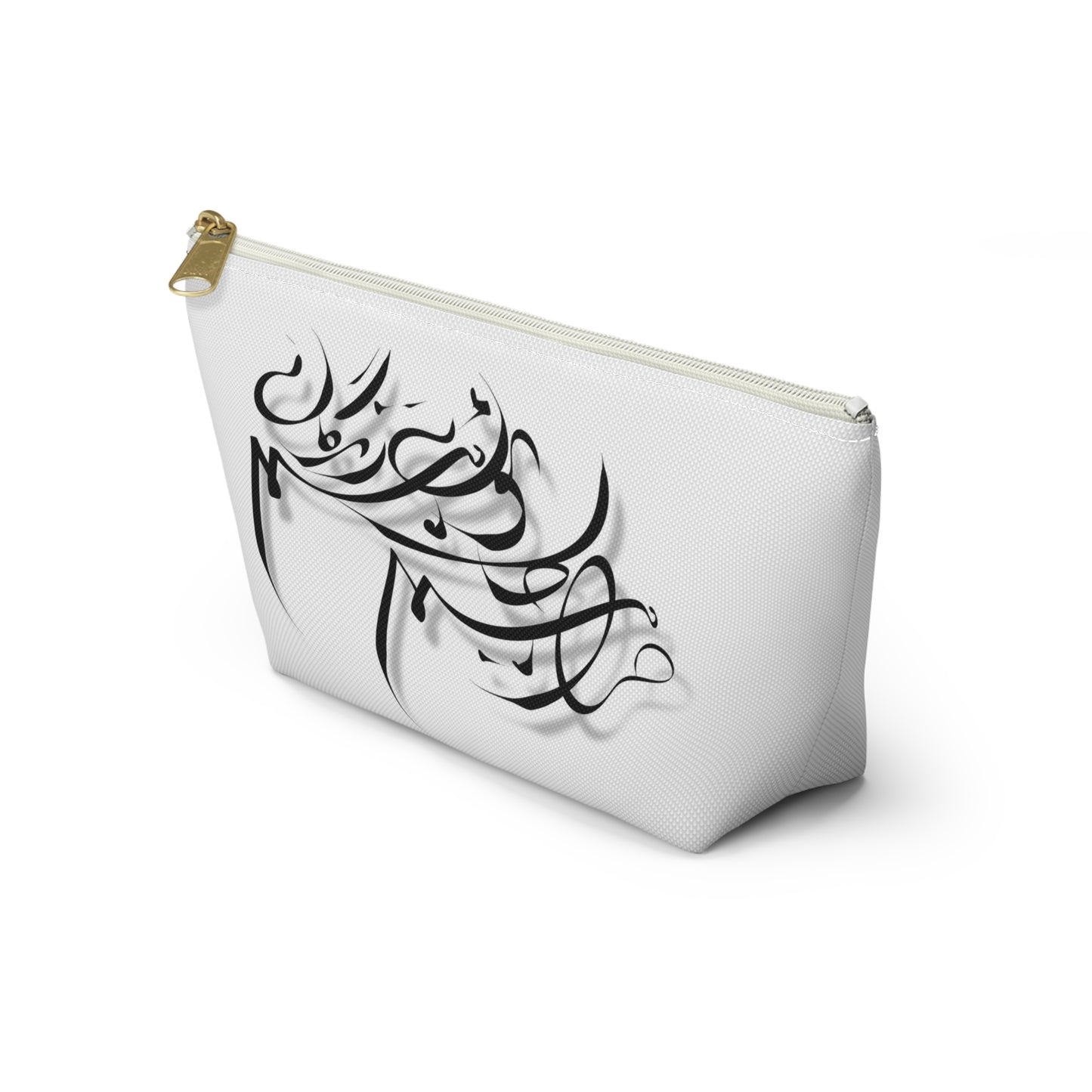 Modern calligraphy Accessory Pouch w T-bottom