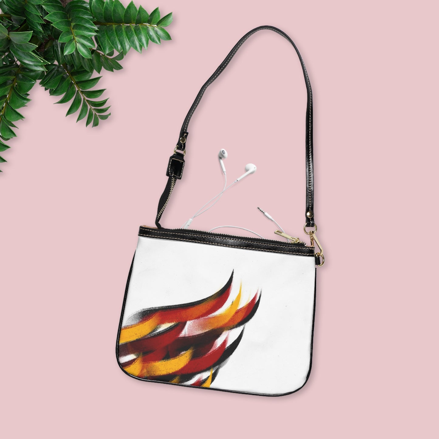 Persian Calligraphy Art Small Shoulder Bag